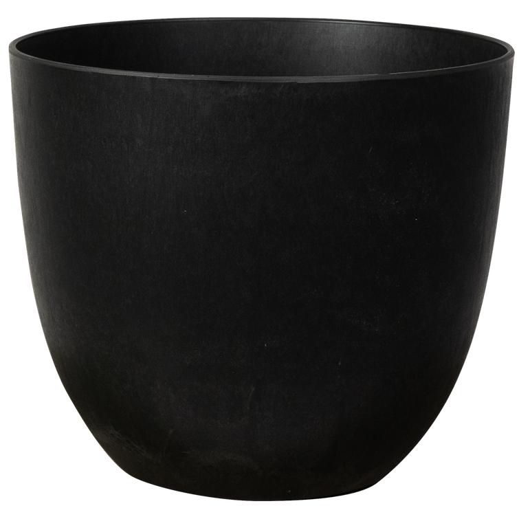 Bola ruukku art stone- Black Ø28 X K24