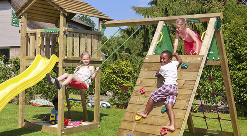 Jungle gym play towers