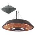 HORTUS Patio heater 211-315 hanging 2000 W, GT, Ø45cm, black.