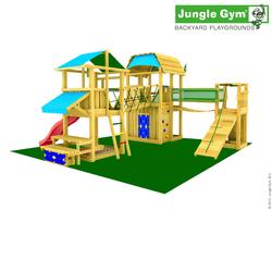 Jungle Gym Leikkiuniversumi 6, kokonaisuus sisältäen liukumäet