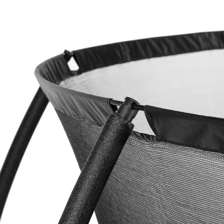 Trampoliini Cosmos Ø251 cm, turvaverkko, tikkaat Salta