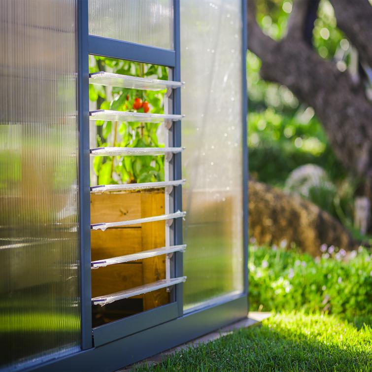 Kasvihuone Glory 15,3 m2, harmaa runko, Palram - Canopia