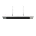 HORTUS Terassilämmitin paneelimalli 900/1800 W, 120 cm, hopea
