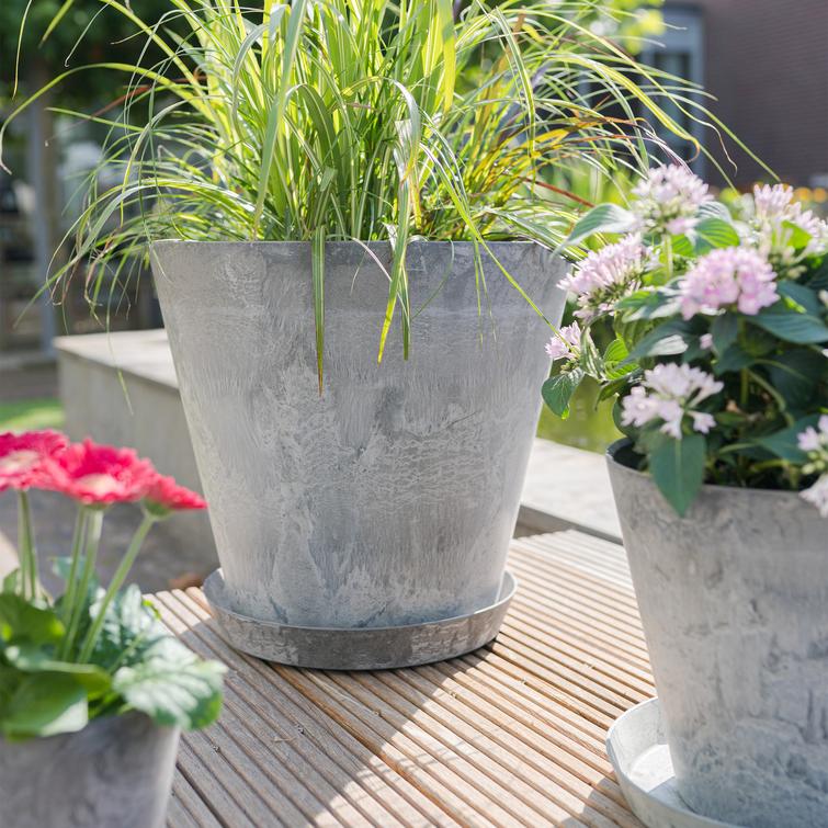 Claire aluslautanen art stone - Grey Ø30 x K4