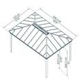 Paviljonki Dallas 4,2x6m, Palram Canopia