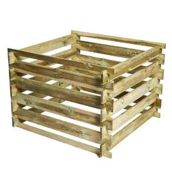 Kompostikehikko lehdille ja risuille, 90x90x70cm. Painekyllästetty.