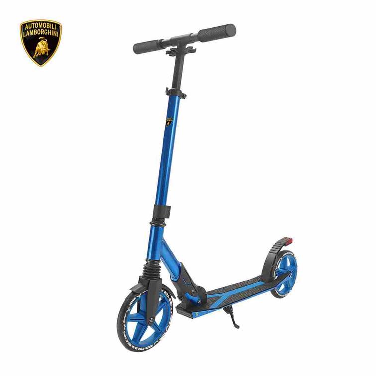 Potkulauta Lamborghini L2-200, sininen, takavalolla.