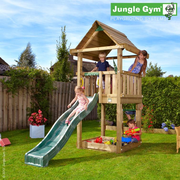 Jungle Gym House leikkitornikokonaisuus sis. liukumäen