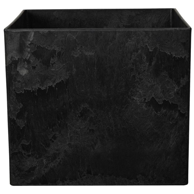 Maud neliöruukku art stone - Black Setti, jossa 3 eri kokoa