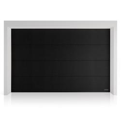 Autotallinovi 240 x 200 cm moottorilla, musta NORDIC HOME