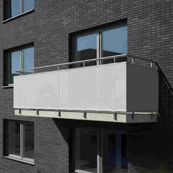 Parvekesuoja, tuulisuoja 0,8 x 10 metriä harmaa HORTUS