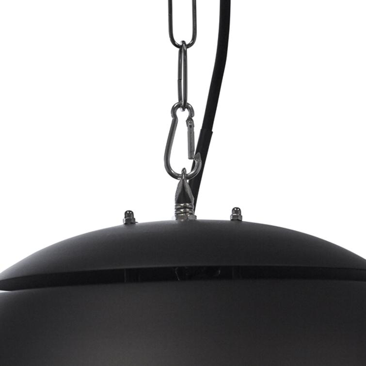 HORTUS Terrassvärmare, hängande 600/1500 W, HA, Ø42 cm, svart.