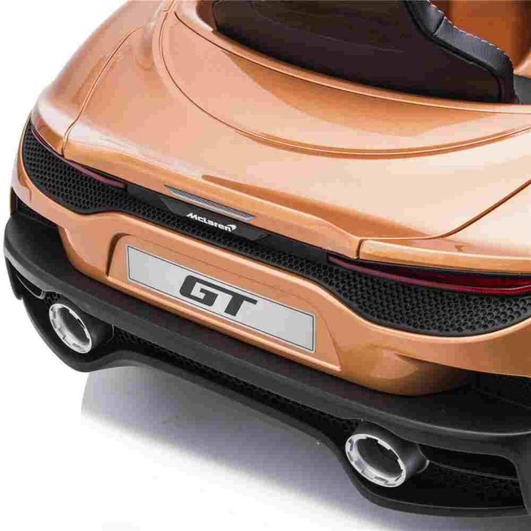 Sähköauto McLaren GT 12V4,5AH, EVA-renkaat, nahkaistuin, BT, spraymaalattua kuparia NORDIC PLAY