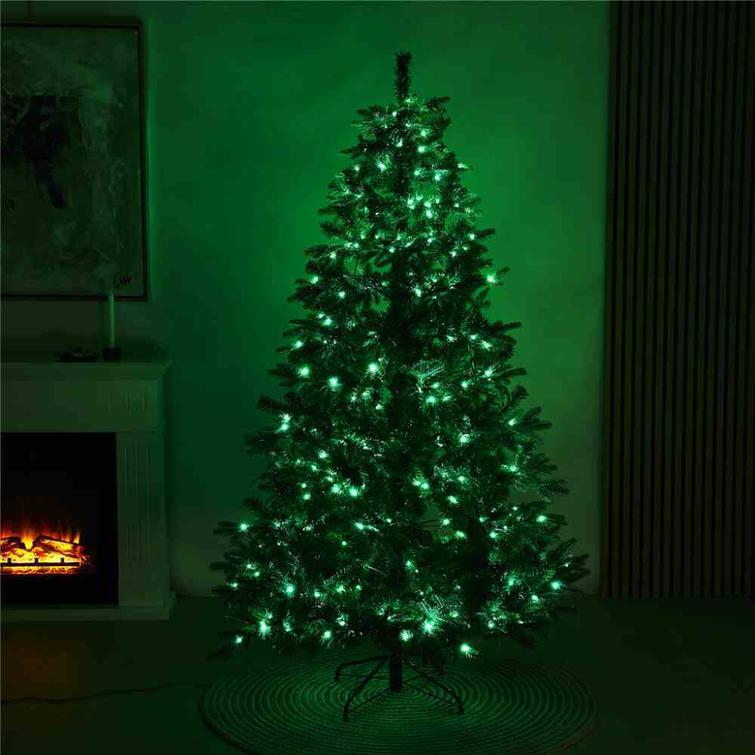 Christmas tree "Limited Edition", 180X124 cm with colored lights. NORDIC WINTER