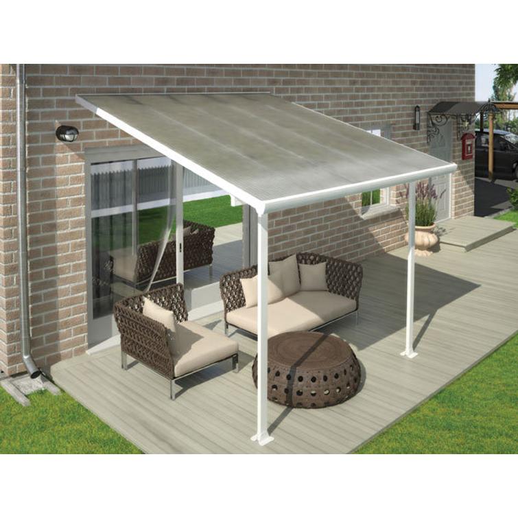 PALRAM Canopia Feria terassikatos 3 x 3m ( 9m2 ), harmaa antrasiitti