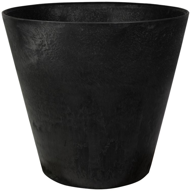 Claire ruukku art stone - Black Ø37 x K34