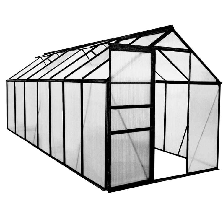 Greenhouse Green land 8.2m2. Aluminum frame
