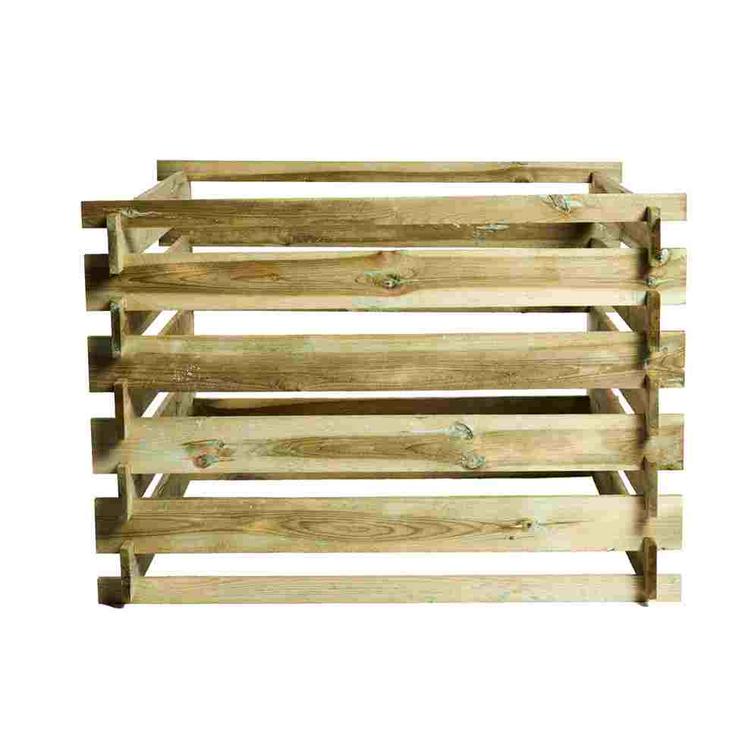 Kompostikehikko lehdille ja risuille, 90x90x70cm. Painekyllästetty.