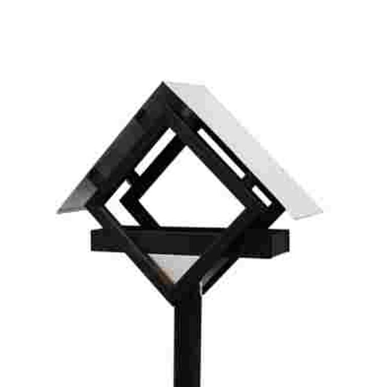 Birdhouse with legs, pine, galvanized sheet metal roof HORTUS