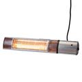 HORTUS Patio heater wall model 500/1000/1500 W, GT, 51 cm, with remote control.