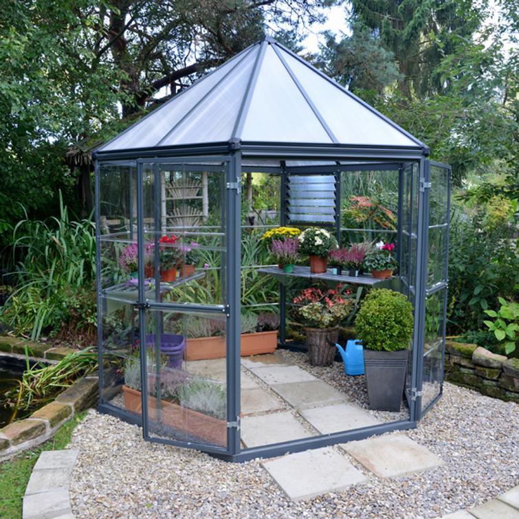 PALRAM Canopia Oasis hexagonal greenhouse 4 m2