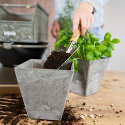 Ella ruukku art stone - Grey P15 X L15 X K15