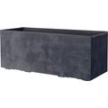 Millennium suorakaiteen muotoinen kukkalaatikko - Antracite P79 x L39 x K39