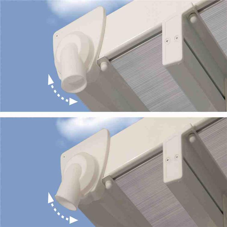 Palram Canopia Feria terassikatos 4 x 6,06m, valkoinen