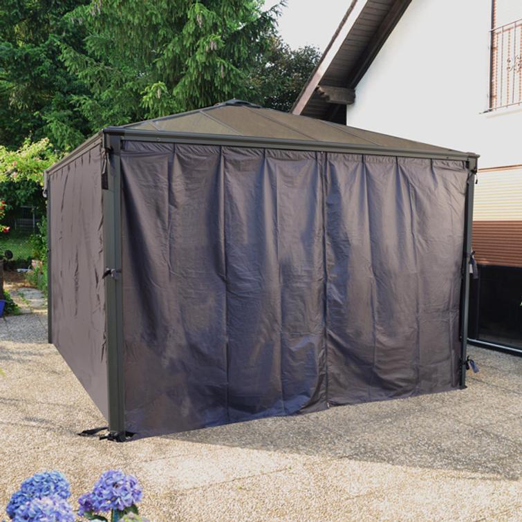 PALRAM Canopia Palermo paviljonki 3600, harmaa/pronssi.