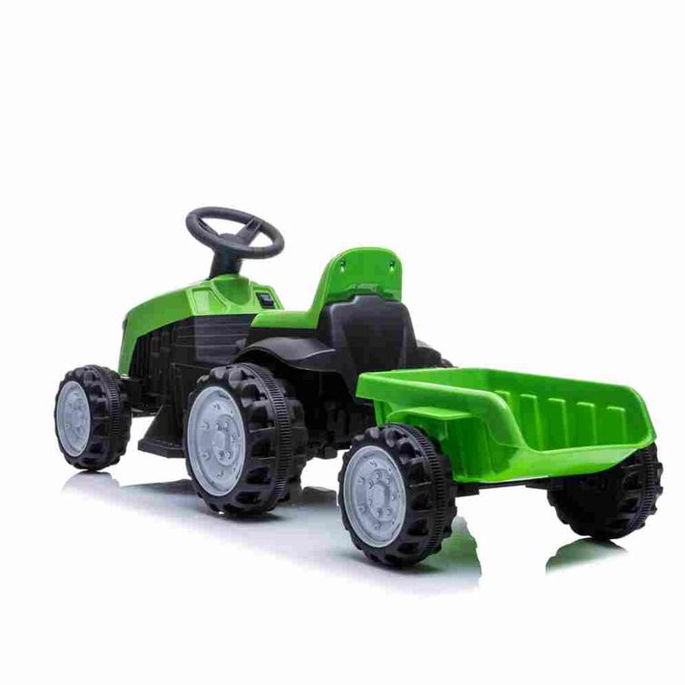 Sähkötraktori peräkärryllä, 1 x 7,4V moottori NORDIC PLAY