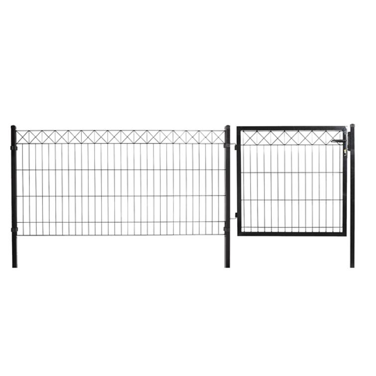 Paneeliaitasetti tarvikkeineen, musta, X -koristeella, 100 cm, 12 moduulia sis.portti