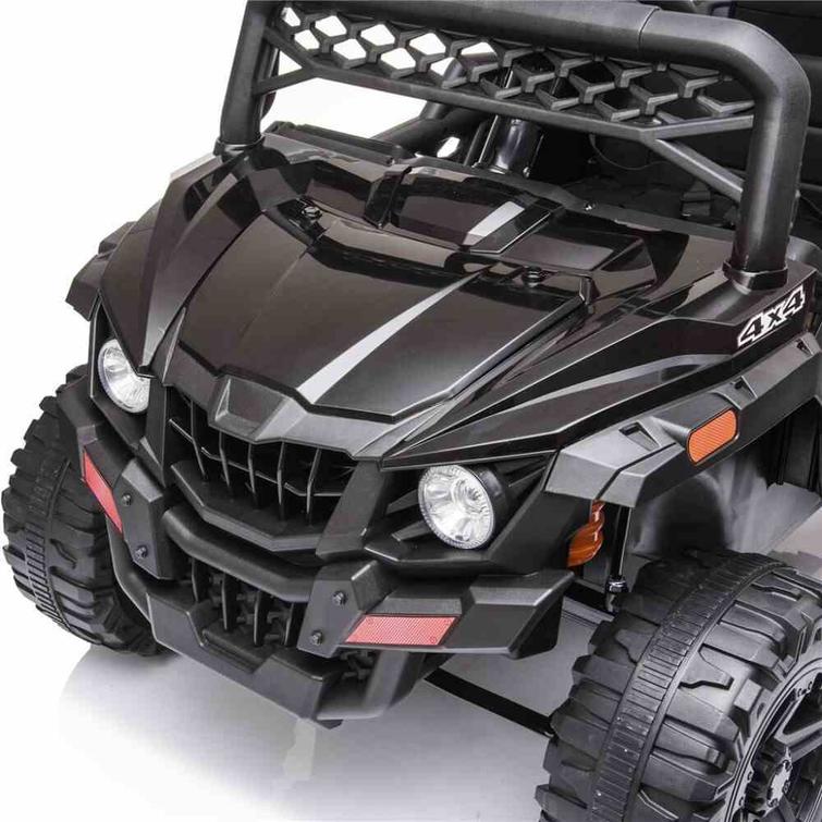 Sähköauto, Offroader, 4wd, 12V7AH, EVA-renkaat, musta. NORDIC PLAY Speed.