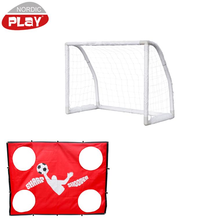 NORDIC PLAY Fotbollsmål inkl. Skarp skytte