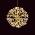 Valopallo Ø50 cm, 768 LED-valoa, kulta – NORDIC WINTER