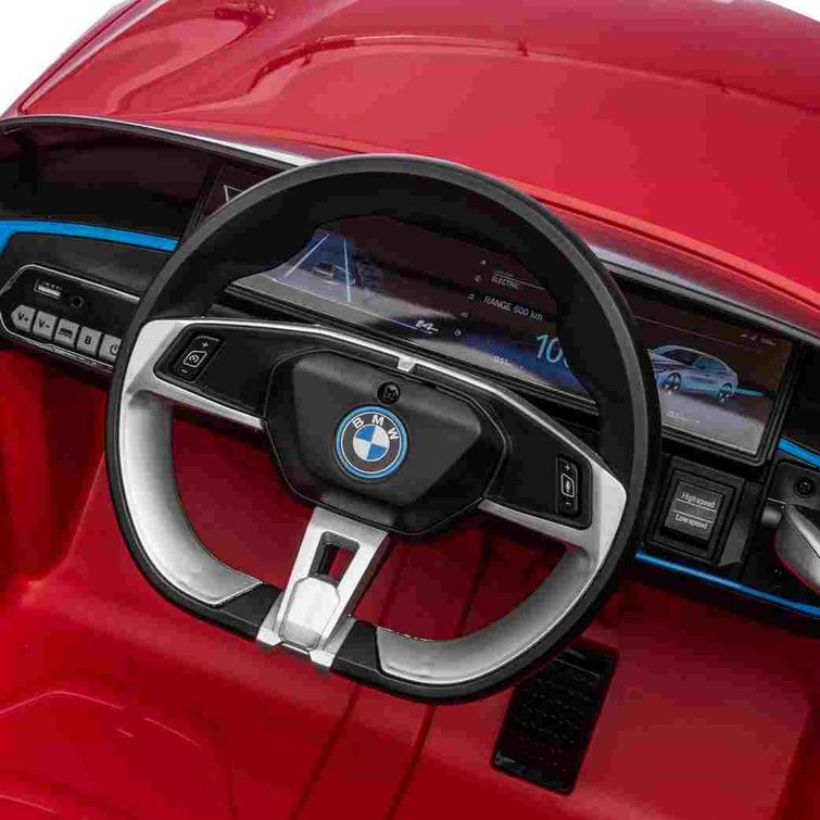 S&auml;hk&ouml;auto BMW I4 4X12V moottorit, EVA -renkaat, keinonahkaistuin