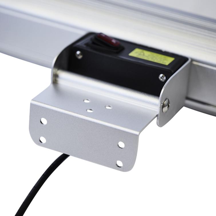 HORTUS Terassilämmitin seinämalli 1500 W, GT, 51 cm, hopea.