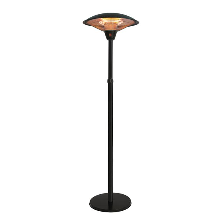 HORTUS Terrassvärmare med justerbar fot 900/1200/2100 W, HA, svart. Leverans från 25.8.