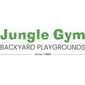 Leikkitornikokonaisuus Jungle Gym Safari 2-Swing Module 200 ja tummanvihreä liukumäki