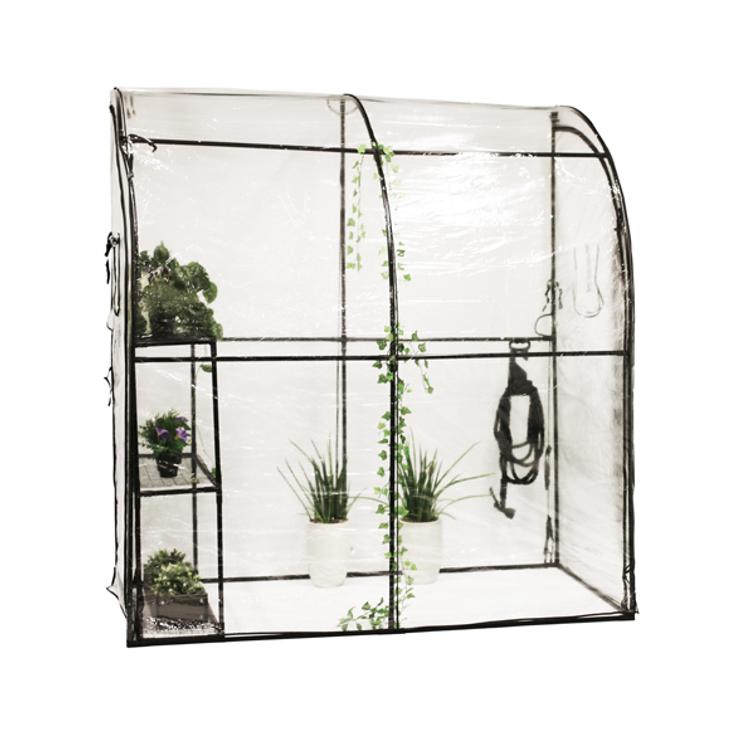 Kasvihuone,  215 x 200 x 100 cm, muovi.