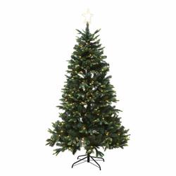 Joulukuusi PE/PVC "LIFA", 150X106c,m, valoilla ja  latvatähdellä NORDIC WINTER