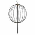 Metallkula svart, med LED-lampor, 320 lysdioder, Ø50 cm, 230V NORDIC WINTER