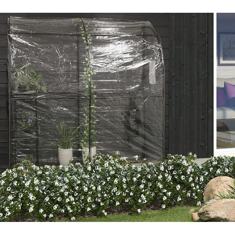 Kasvihuone,  215 x 200 x 100 cm, muovi.