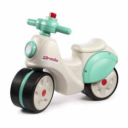 Strada, ensimm&auml;isen ik&auml;vuoden skootteri kermanv&auml;rinen / vihre&auml;. FALK