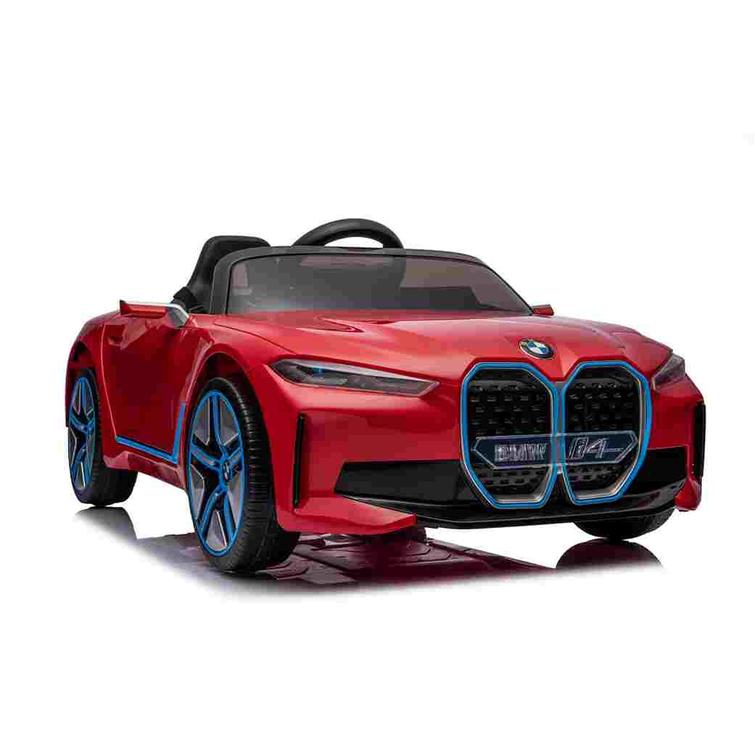 S&auml;hk&ouml;auto BMW I4 4X12V moottorit, EVA -renkaat, keinonahkaistuin