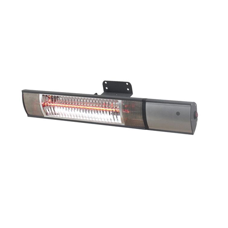 HORTUS Terassilämmitin seinämalli 500/1000/1500 W, 51 cm, kaukosäädin, antrasiitti.