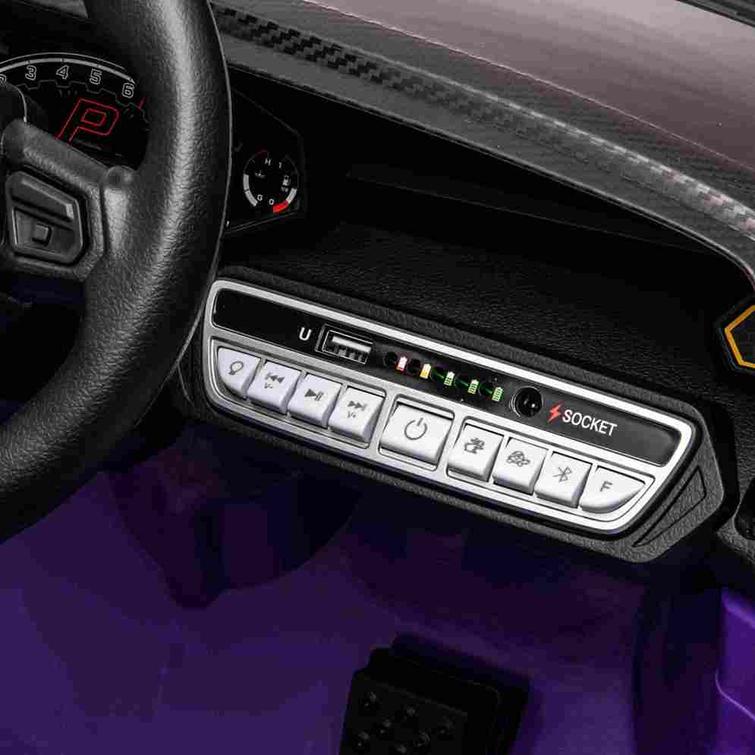 Sähköauto Lamborghini Authentica 4 x 10,8V moottori, EVA-renkaat, NORDIC PLAY