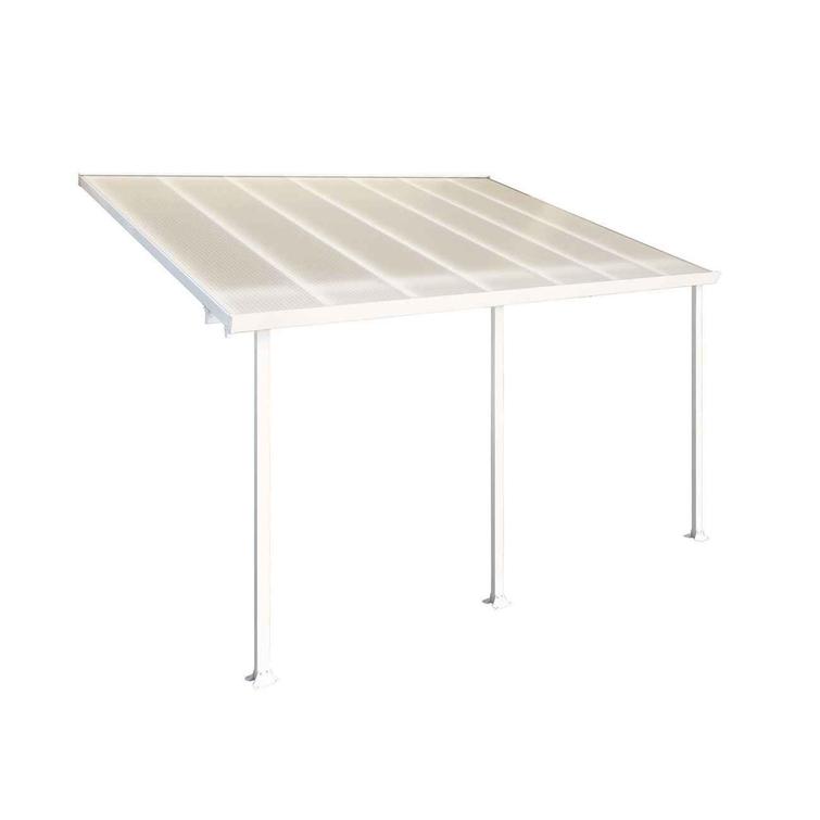 PALRAM Canopia FERIA terassikatos  3 x 4,25m ( 12,5m2 ), valkoinen.