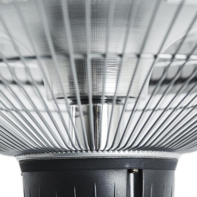 HORTUS Terassil&auml;mmitin ripustettava 1500 W, HA, &Oslash;42 cm, hopea.