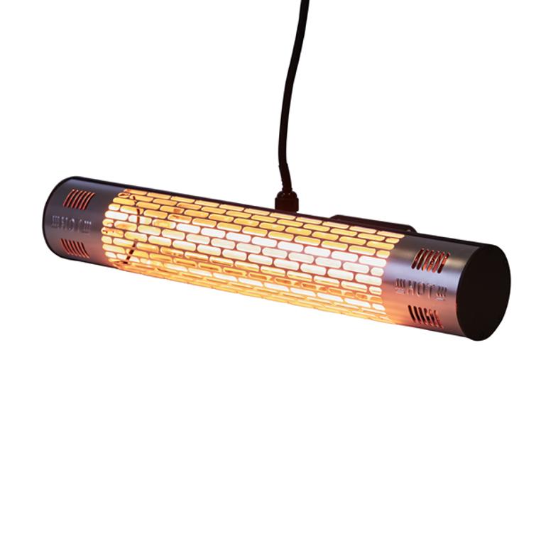 HORTUS Terassilämmitin seinämalli 1500 W, GT, musta.