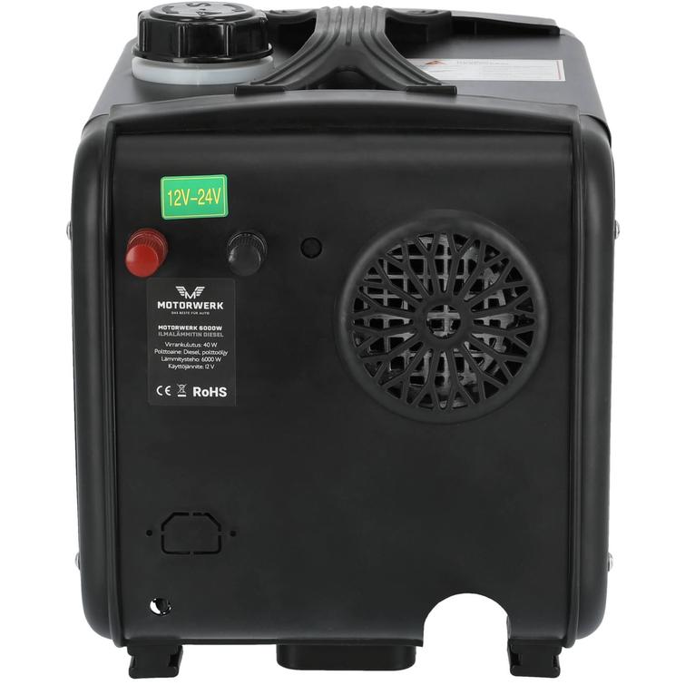 Motorwerk 6kw bränsledriven luftvärmare